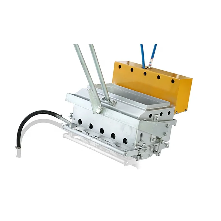 pre-heating road marking Machine with Double cylinder hydraulic hot melt kettle for paint line