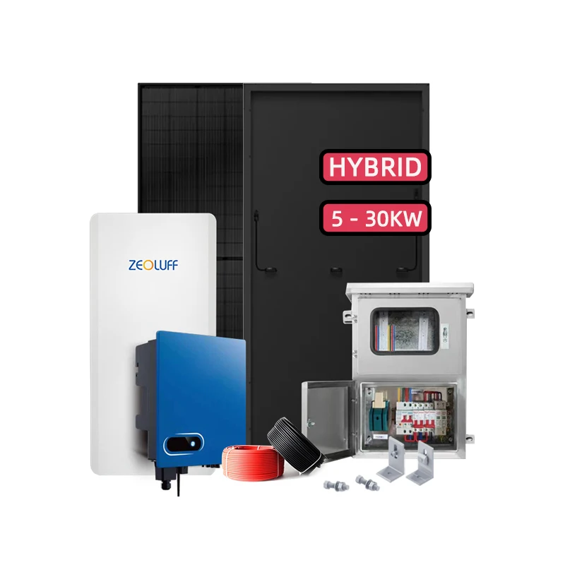 Complete 3000w, 4000w, 5000w Solar System Kit Hybrid 5KVA Solar Panel Kit for Home Use