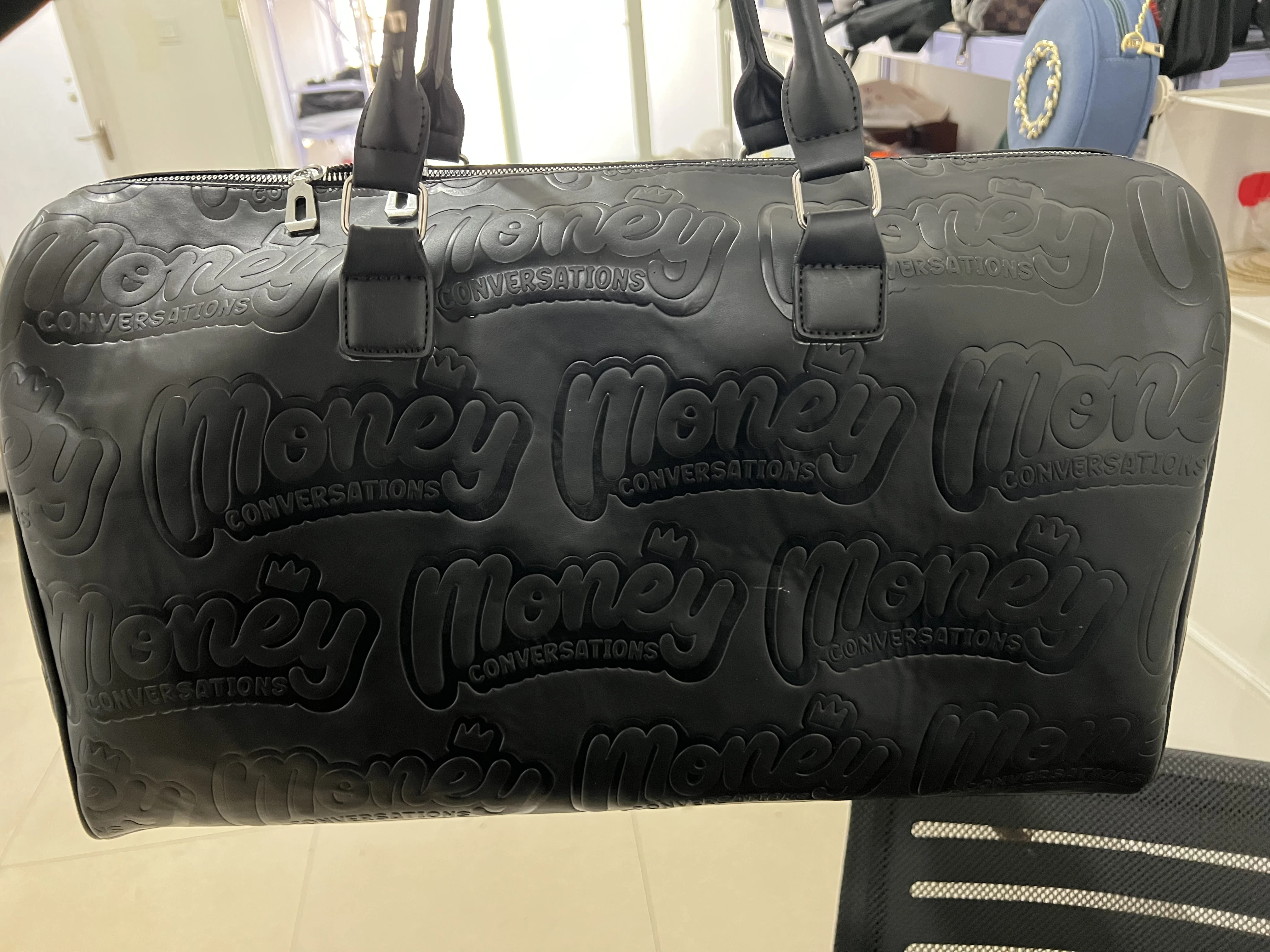 China Manufacturer Custom Luxury Quality Women Leather Tote Bag Purse Duffle Bag  Leather shoulder travel With Logo