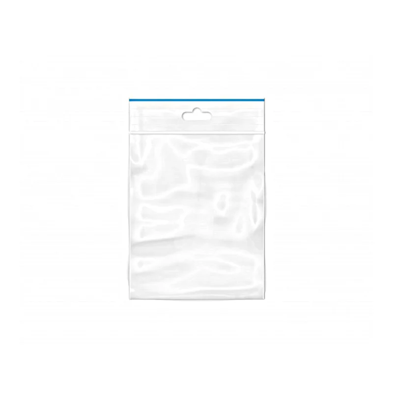 Writable panel Clear reusable waterproof eco friendly grip ziplock bag reusable storage package food poly bag with hang hole