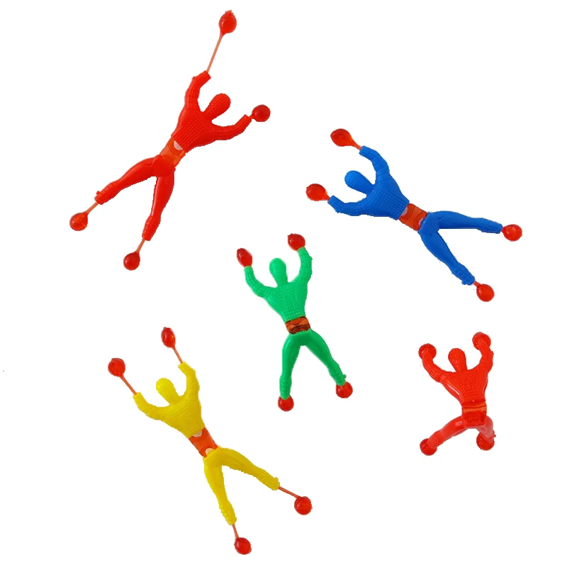 2024 New Arrivals-AA Trending Products TPR Sticky Spider Man Climbing Toys for Boys and Girls Kids Birthday Party Favors