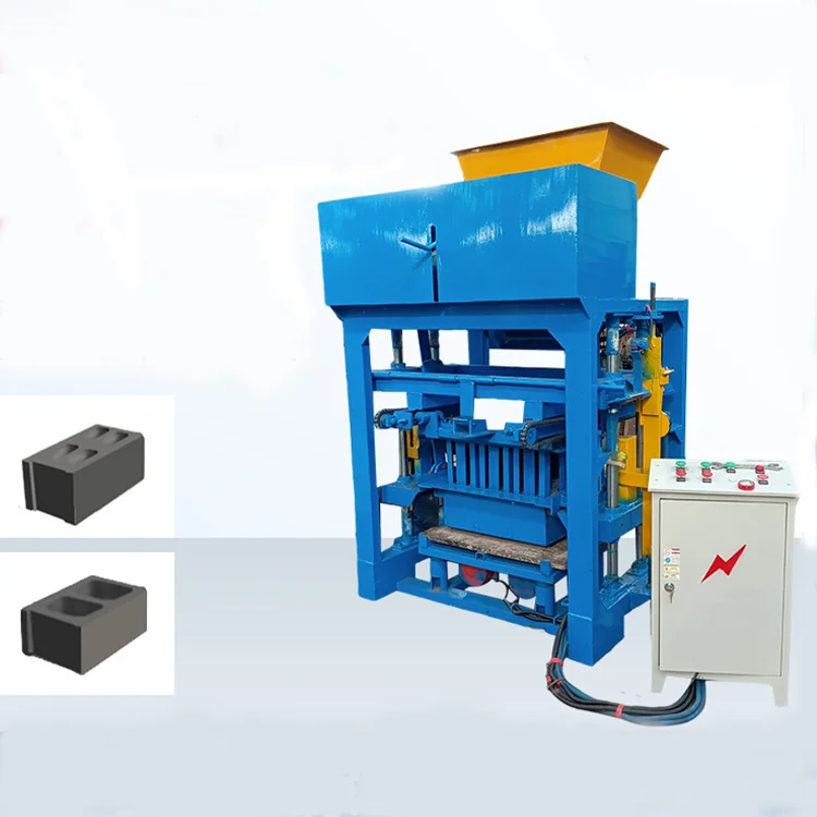 Manual Block Used Cement Soil Machinery Industrial Lowest Sand Hollow Brick Making Machine India Price