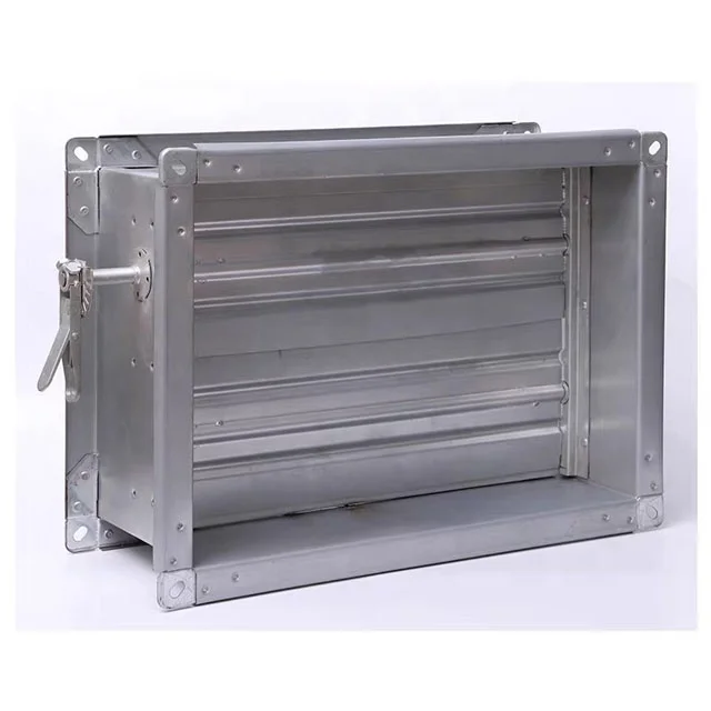 HAVC system manual volume control damper for duct
