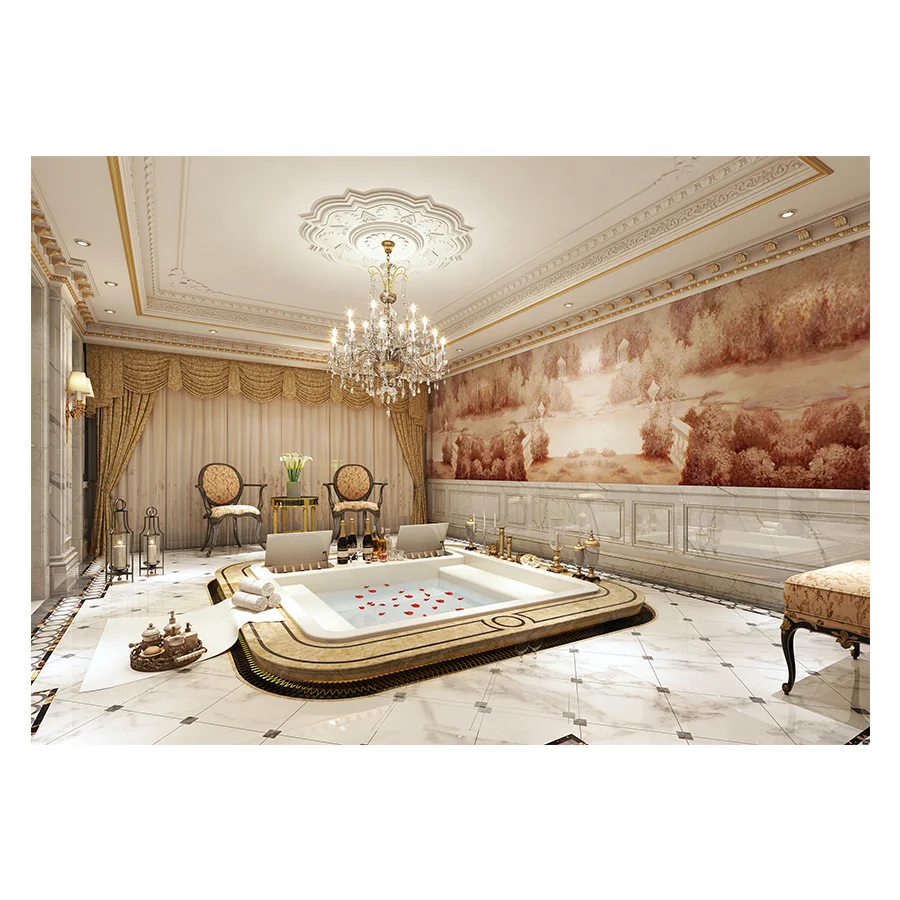 Custom villa furniture SPA Nordic modern rest leisure solid wood chairs