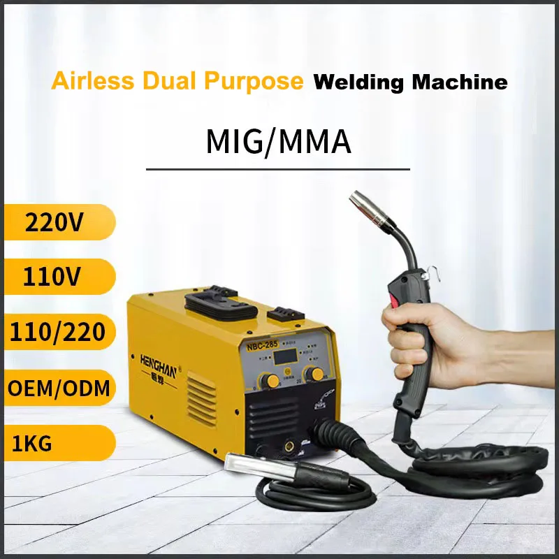 110V & 220V CO2 аппарат для сварки в среде защищенного газа портативный MMA/MIG/TIG IGBT инвертора переменного тока Dc надежных партнеров! Безвоздушные среднего склеивания сварочный NBC-285