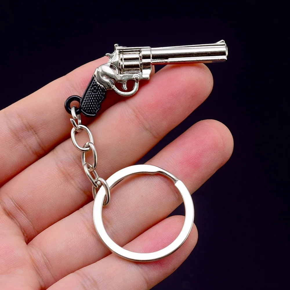 Wholesale of M416 rifle keychain, alloy weapon set, model toy, and knife with chicken and five claws golden dragon