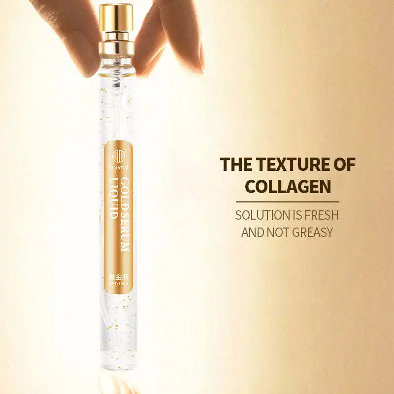 KORMESIC No Needle Facial Collagen Thread Lift Gold Collagen Threads for Wrinkles
