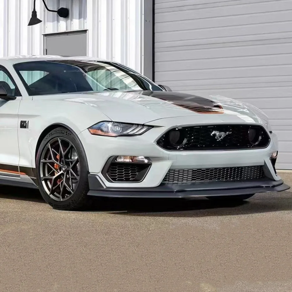 High Quality Mach1 Style Car Front Bumper Front Lip Rear Diffuser Side Skirt Vents Spoiler Body Kit For Ford Mustang 2018-2022