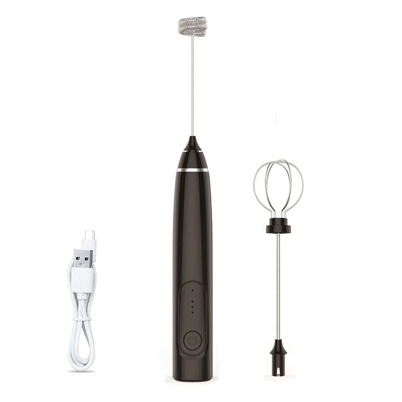CXT113 Wholesale Hand held Egg Beater Third Speed Adjustment USB Charge Milk Frother Mini Egg Stirring (1600463216851)