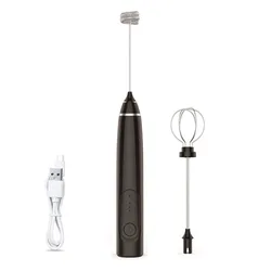 CXT113 Wholesale Hand-held Egg Beater Third Speed Adjustment USB Charge Milk Frother Mini Egg Stirring
