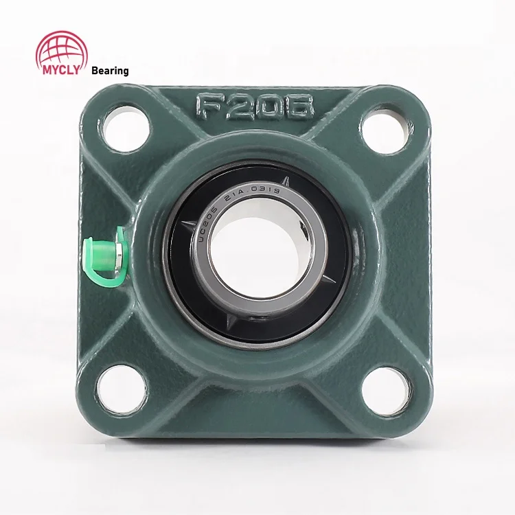 UCF 207 UCP 208 Square Flange Mounted housing Bearing UCF207 UCF208 bearing UCF207