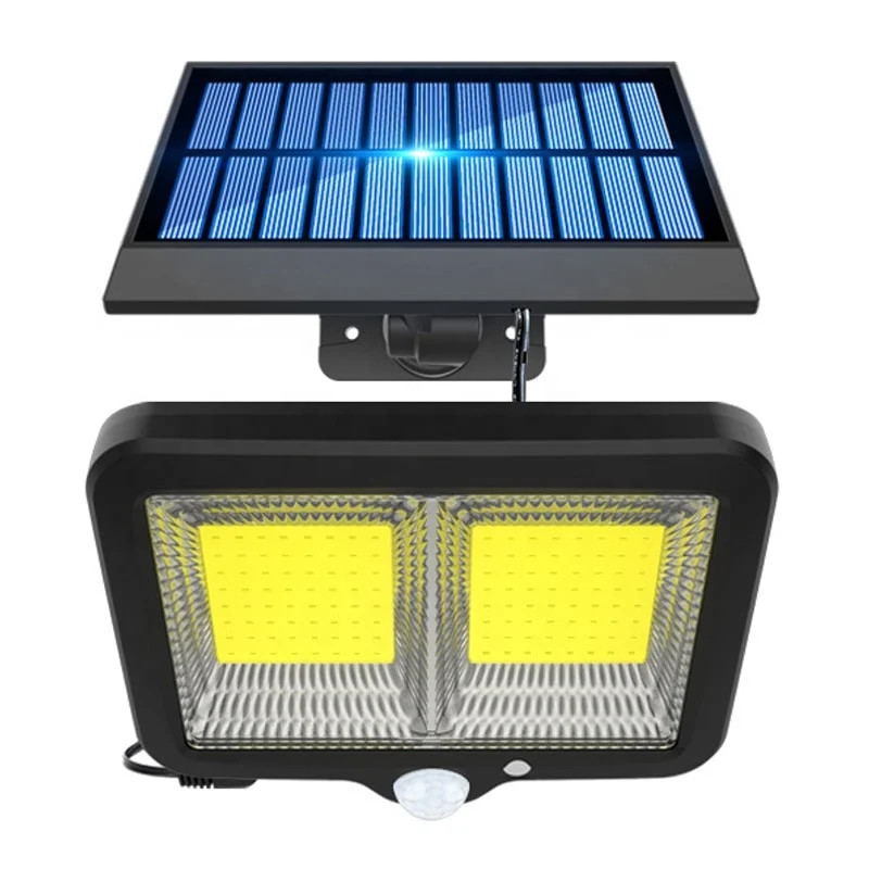 108 LED Solar Light Outdoor Solar Lamp PIR Motion Sensor Solar Powered Spotlight Sunlight Street Light With 4M Wire Waterproof