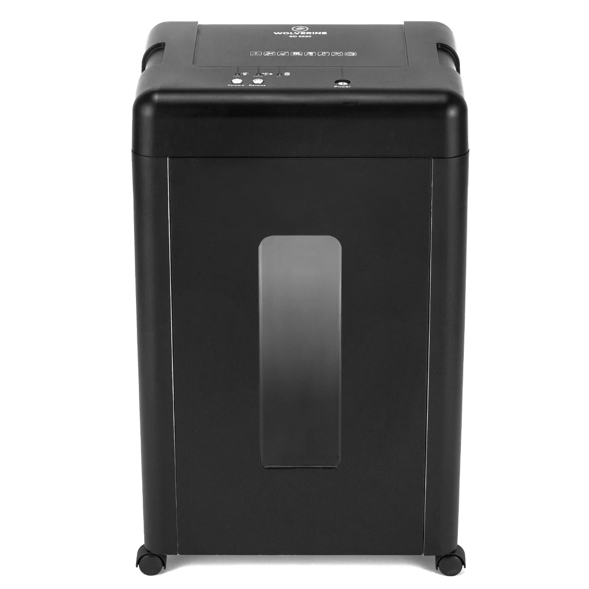 WOLVERINE Paper shredder machine 2X10 mm 15 Sheets Super Micro-cut Home Office shredder  Heavy Duty 32L