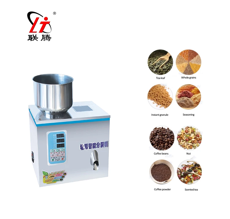 Particle filling machine quantitative coffee powder powder dispensing machine spice filling machine