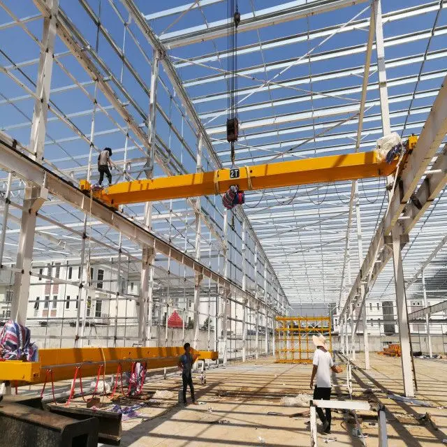 Monorail single girder electric hoist 5 ton 7.5 ton 10t 15 ton bridge over head crane with good price