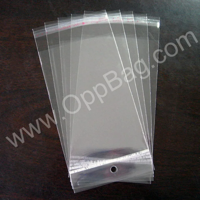 10x19cm 760 pieces /pack clear polypropylene packaging Self-Adhesive Opp Bags plastic with header
