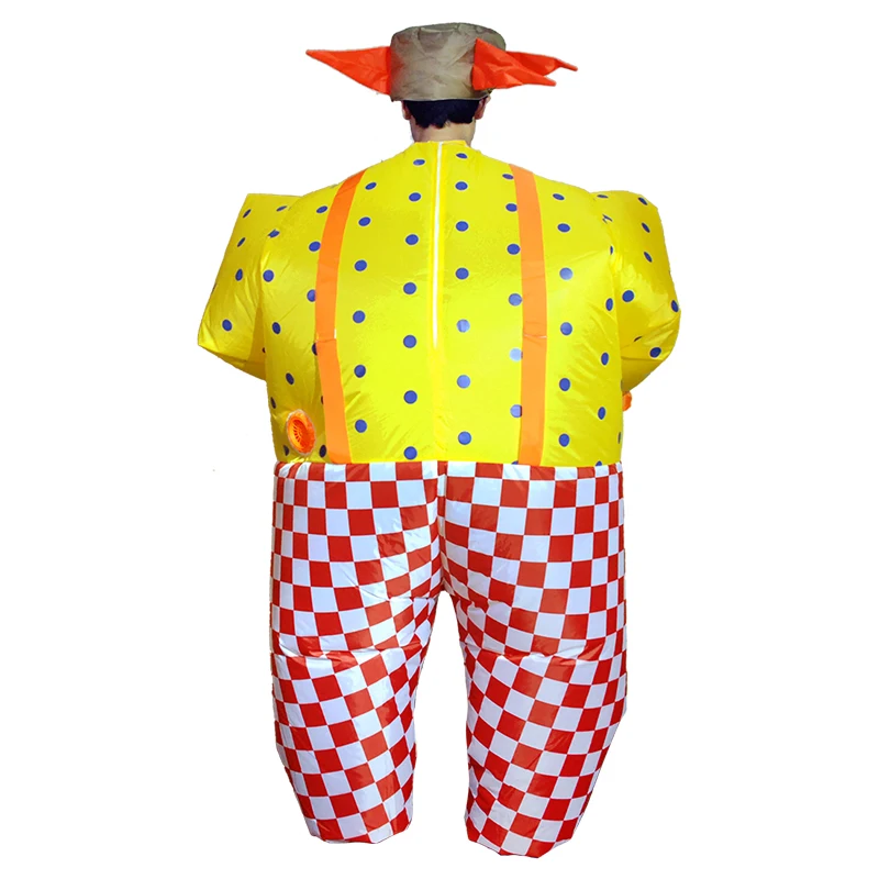  Party Clown costume New chub-suit Holiday