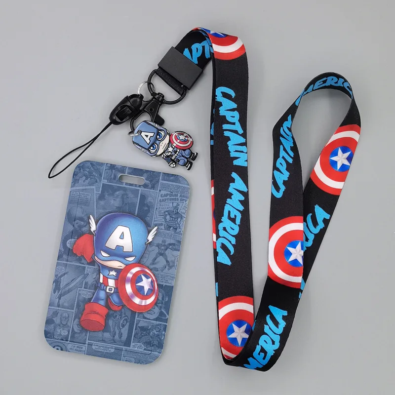 Wholesale Anime Character Son Goku Vegeta Luffy Roronoa Zoro Uchiha Sasuke Hatake Kakashi Students ID Card Holder with Lanyards