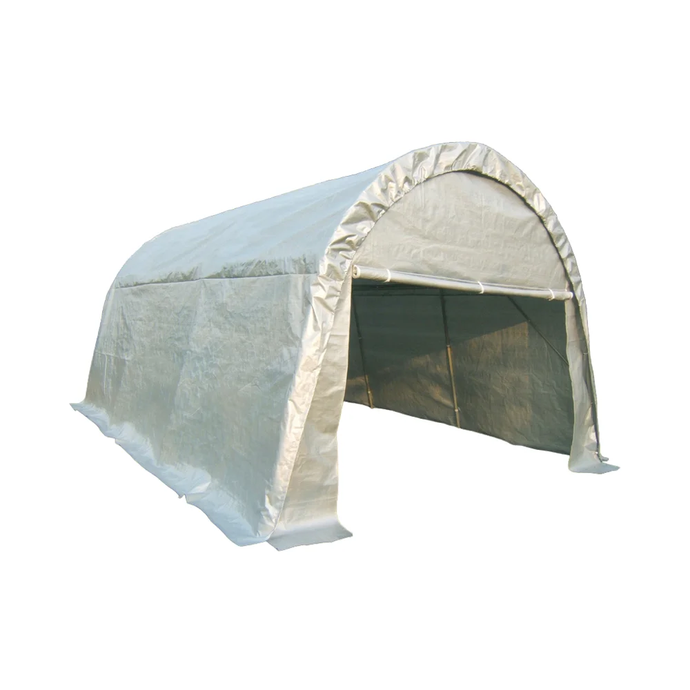 4*6M Rounded Roof Car Port Canopy Retractable Carport Durable Car Garage Shelter Carport Fold Car Tent