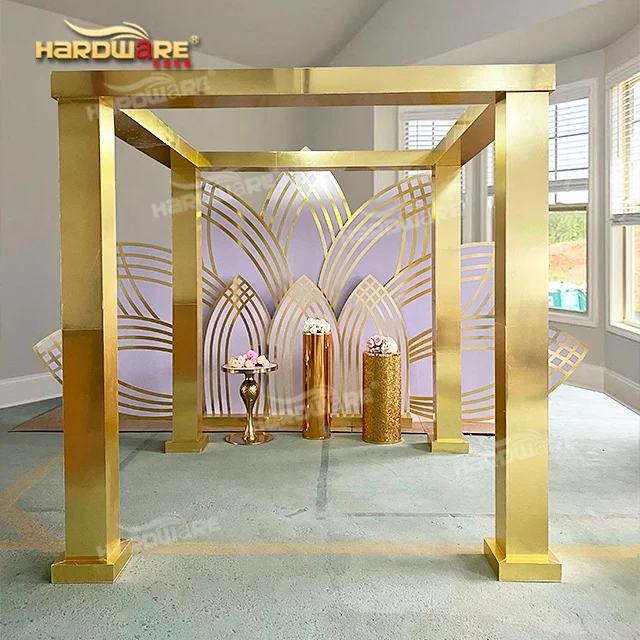 Event decoration furniture party stage props backdrop pvc wedding arch