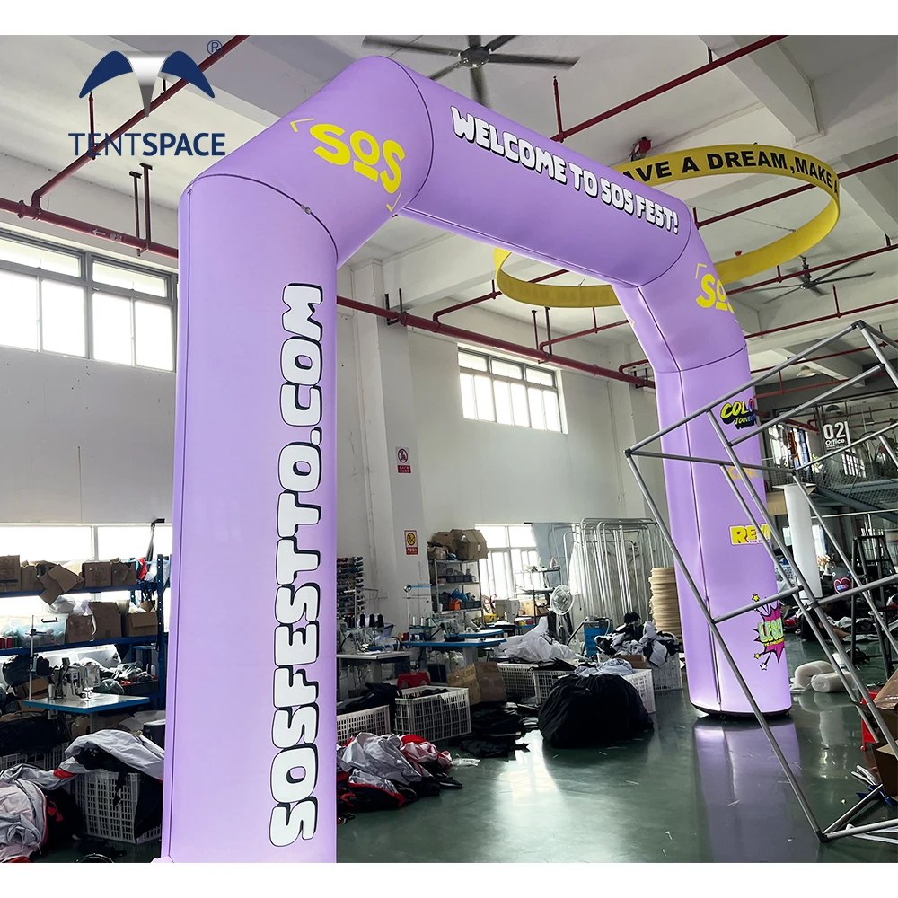 Custom Inflatable Gate Arch Start Finish Line Inflatable LED Lighting Archway Advertising Lighting Inflatable Arches