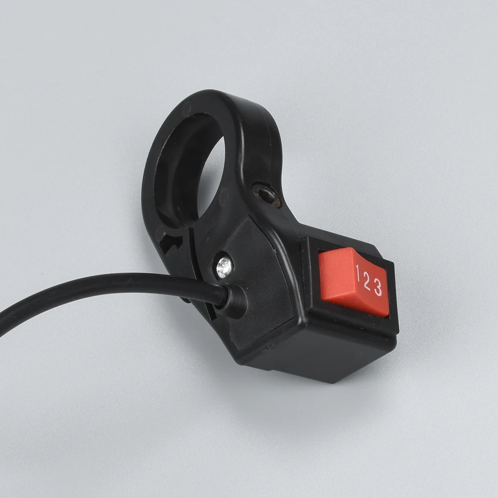 Motorcycle Handlebar Switch, Electric 3 Speed Handlebar Module Switch for Motorcycle E-Bike Scooter