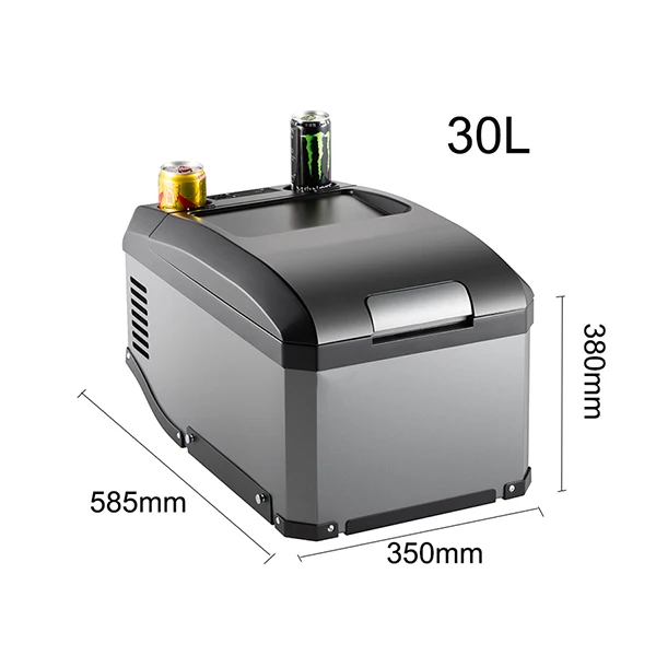 Anti Shock Design 12V Road freezer 30L Compressor Refriger Car Fridge for Trucks Outdoor Vehicle