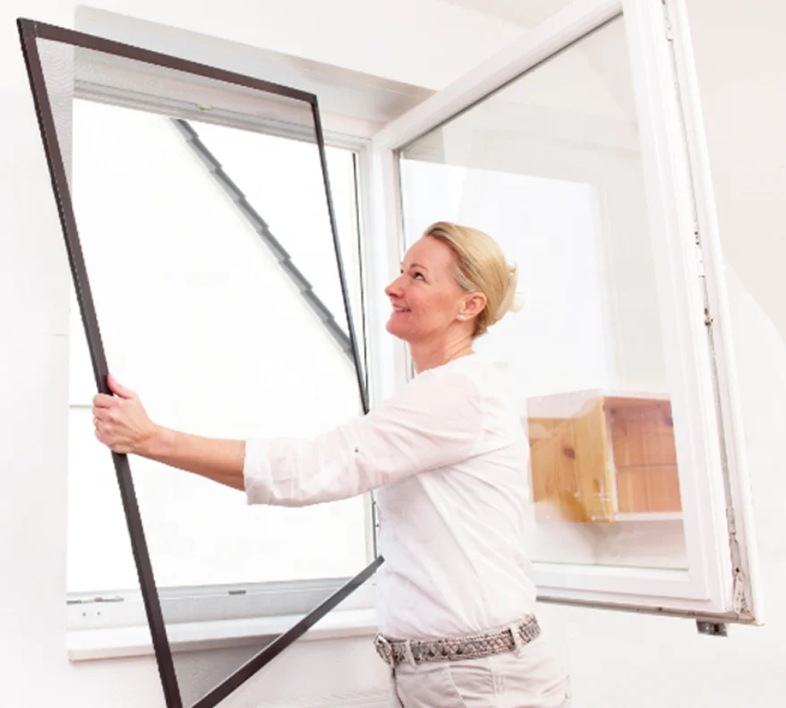 DIY Fixed Frame Mosquito Screen Window Frame Mosquito Net Midge Mesh Window Insect Screen