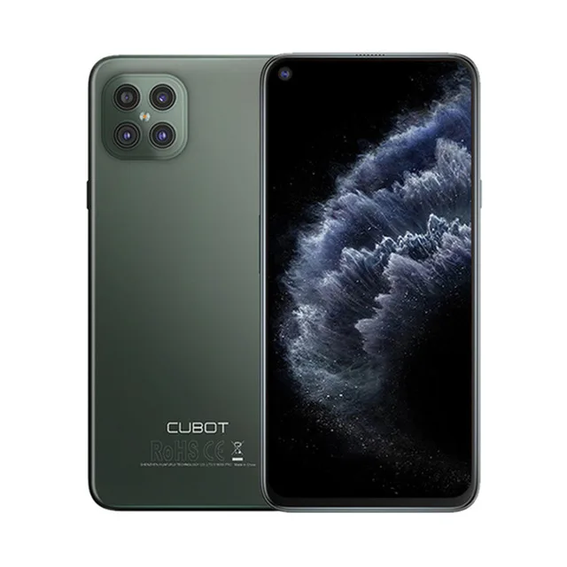 Cubot C30 48MP Quad AI Camera 8GB+256GB 32MP Selfie Smartphone Global 4G LTE Helio P60 NFC 6.4 Inch FHD+ 4200mAh Android 10