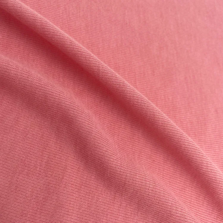 Tencel lyocell fleece 1*1 ribbed knitted fabric 35S/1