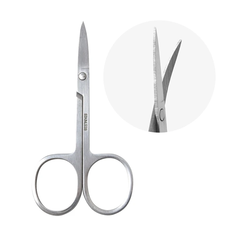 
Wholesale Personal Nail Care Tool Stainless Steel Russian Curved Manicure Cuticle Scissors High Qualit 