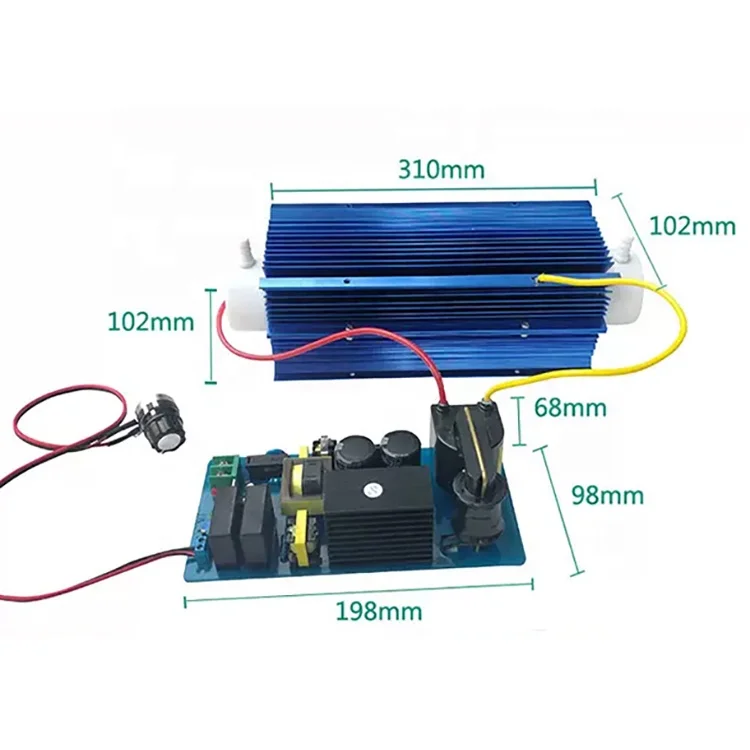 High quality 20g/h ozone generator cell kit quartz tube power accessories parts
