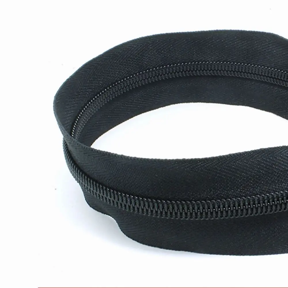 Reinforced Zipper 8# 10# Double Layer Nylon Zipper Two Layer Teeth Anti-Theft Zipper For Suitcase
