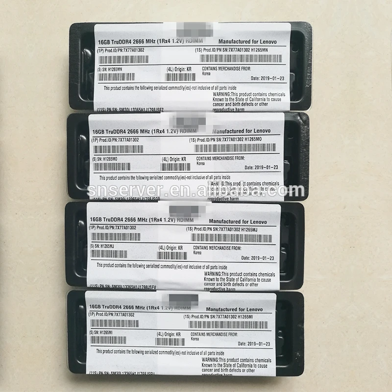  4ZC7A15142 ThinkSystem 32GB TruDDR4 2666MHz (2Rx8 1.2V) ECC