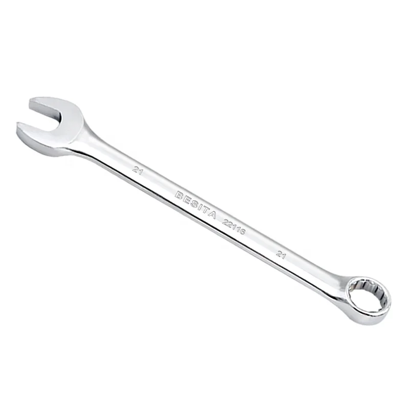 High Quality Chrome Vanadium Steel Hardware Tools Metric Polished Wrench car repair tool 6mm to 22mm