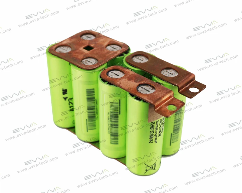 13 2 V 5000mAh A123 ANR26650M1B 26650 LiFePo4 4S2P аккумулятор с медной пластиной