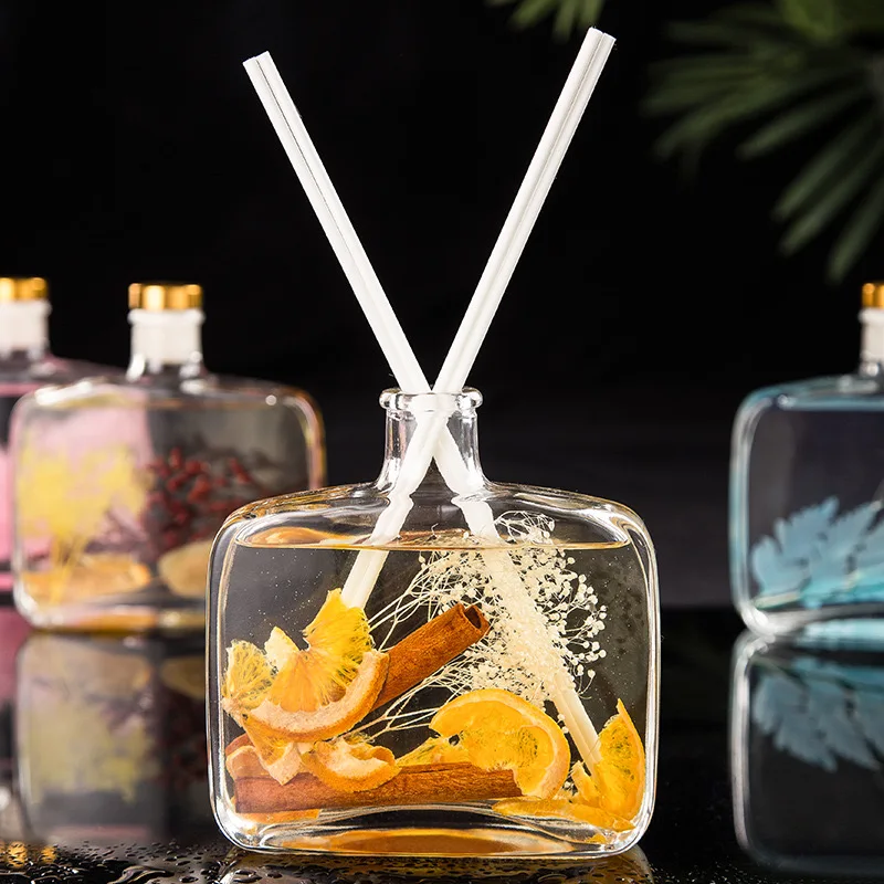 Customized Home Decor Dried Flower Luxury Reed Aroma Diffuser With Gift Box For Women Gift