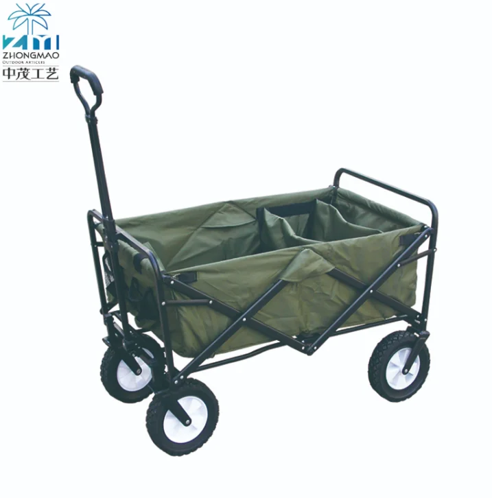 2022 Practical Folding Shopping Cart Easy to Use with Four Wheels