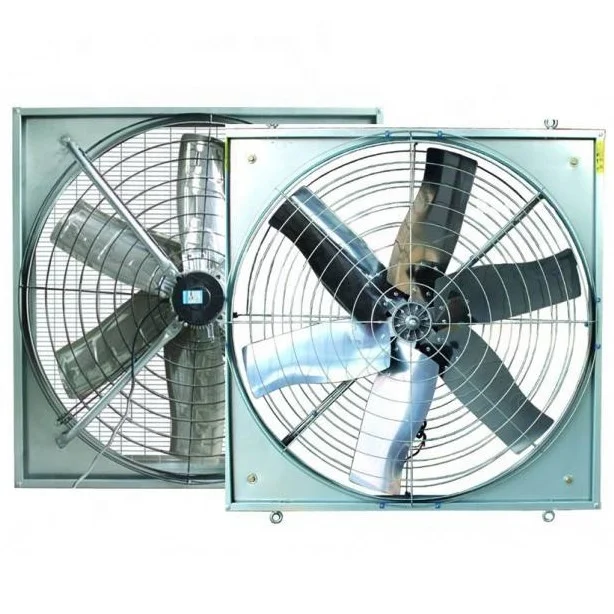 Husbandry Cattle Farm Hanging Exhaust Fan Ceiling Mounted Ventilation Fan for Dairy Cows Barn Cooling System