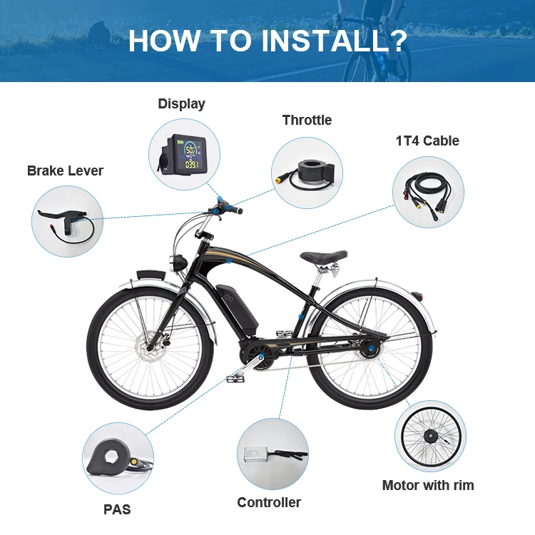 Электрический мотоцикл электрический Bike12V 24V 36V ЖК-дисплей приборная панель Спидометр Водонепроницаемый велосипедный