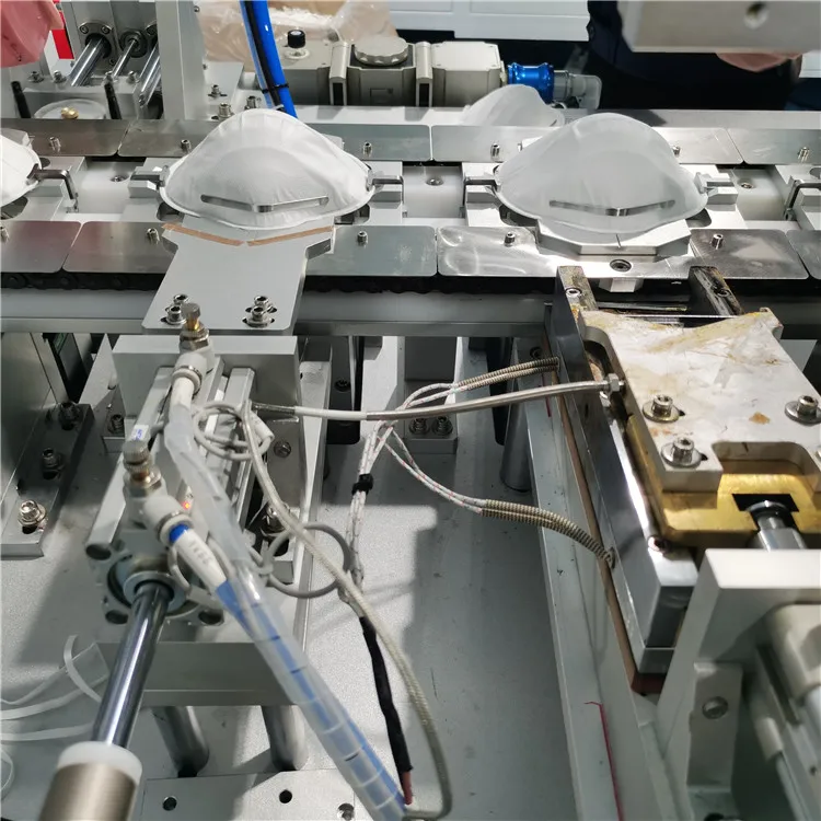 Automatic Face Mask Machine n95 Cup Medical Ultrasonic Mask Sewing Machine Ear Loop Face Mask Machine