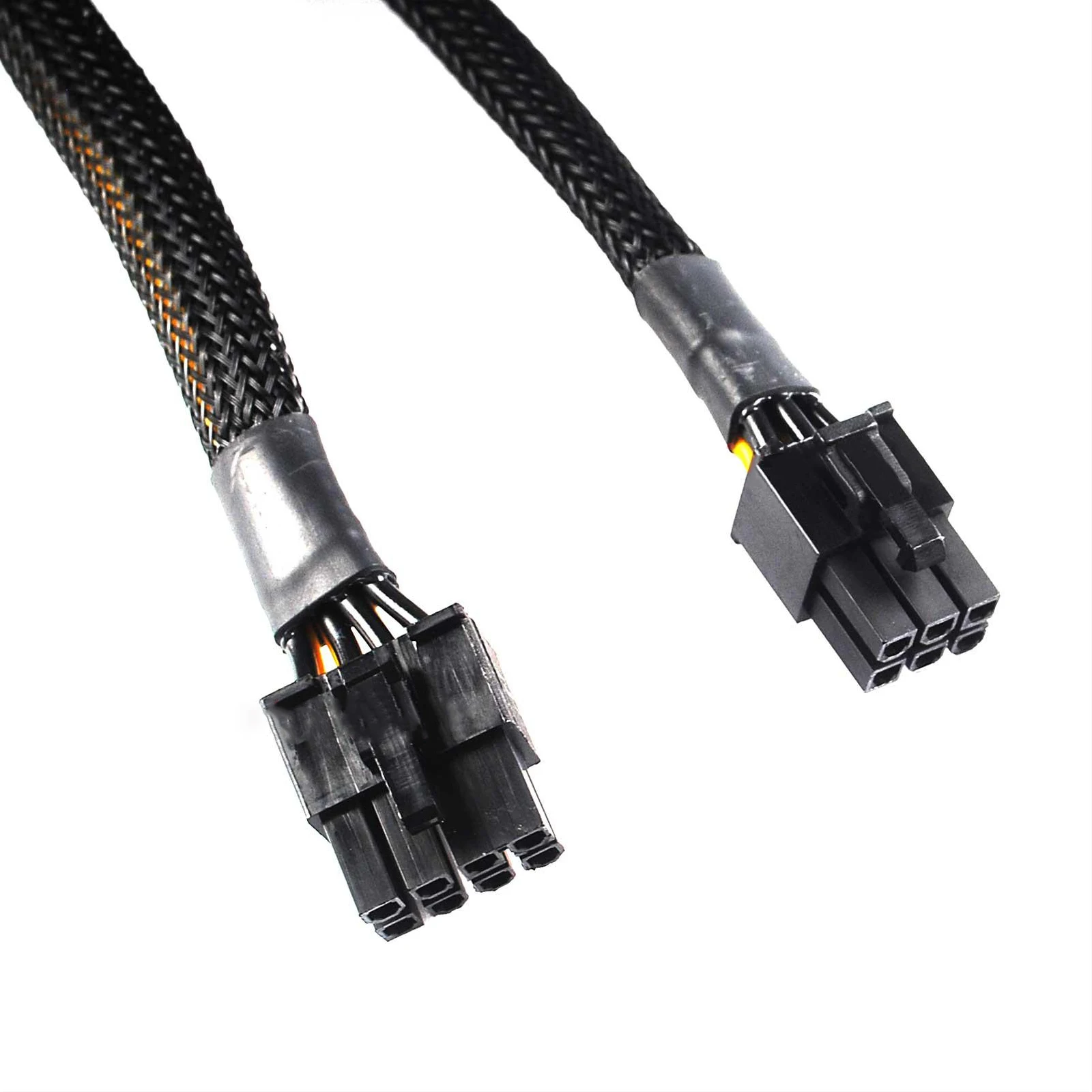 Factory Wholesale PSU 8Pin TO 6PIN GPU PCIE Dual Computer Power cable For Power Supply 50CM