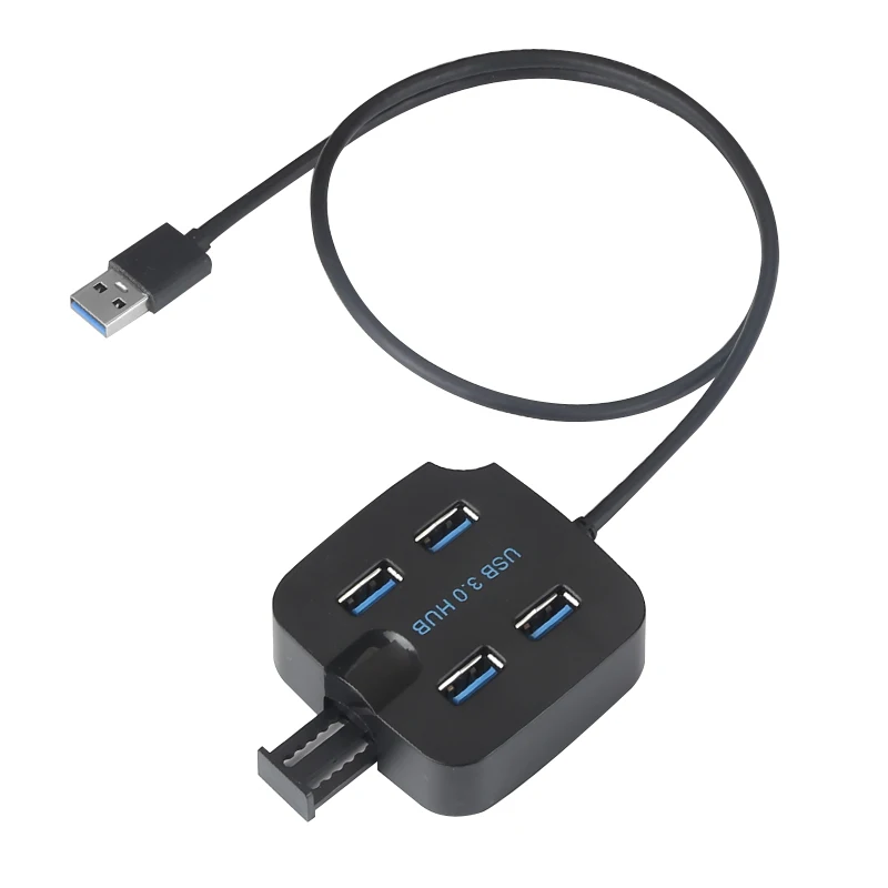 High Quality Factory Price Wholesale USB Splitter Hub Adapter with Phone Holder 4 Port HUB 3.0 HUB For PC Computer Laptop