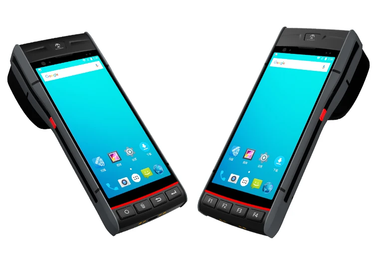Barway S60 5 дюймов Android 9 0 беспроводной сканер штрих-кодов с принтером портативный PDA мобильный