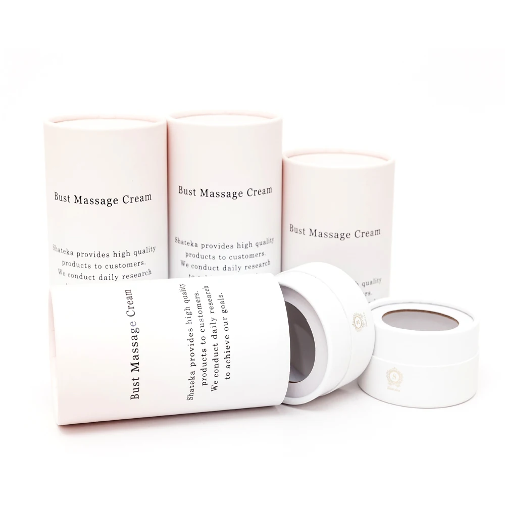 High-Quality New Design Candle/Cosmetic/CBD Hemp Oil/Bottle Round Paper Box Canister Packaging with Holder