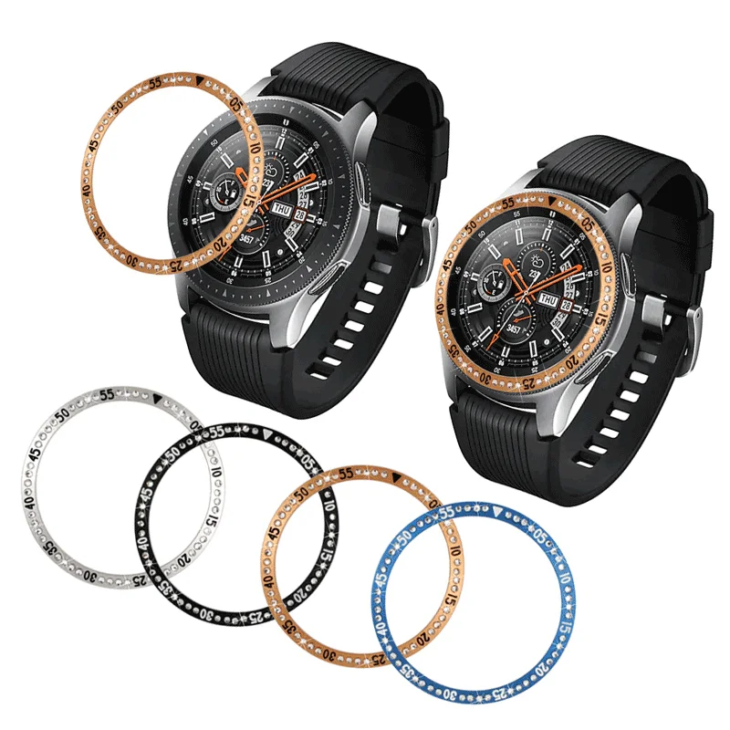Стильный ободок для Samsung Gear S3 Frontier Galaxy Watch 46 мм/42 мм/Gear S2 классический смарт-браслет с кольцом защитный