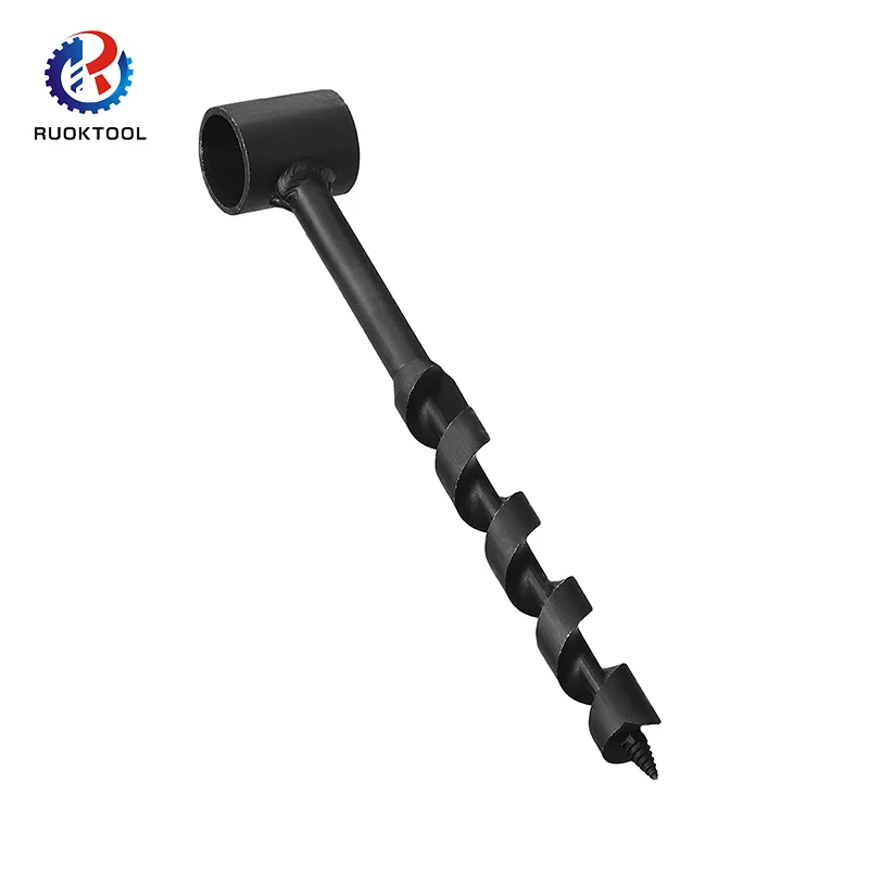 Cobalt Steel Alloys Manual Percer Settlers Wrench Wood Auger Drill Bit For Survival In The Wild