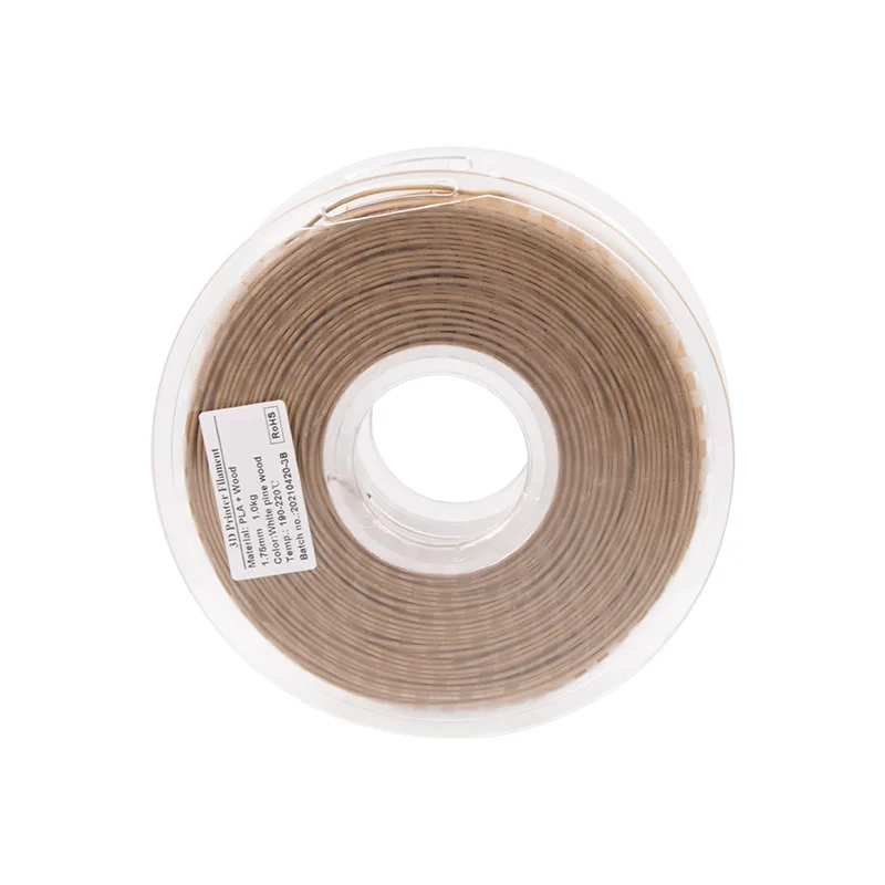 Strong toughness iSANMATE wood filament with 20% wood powder filament PLA White pine wood
