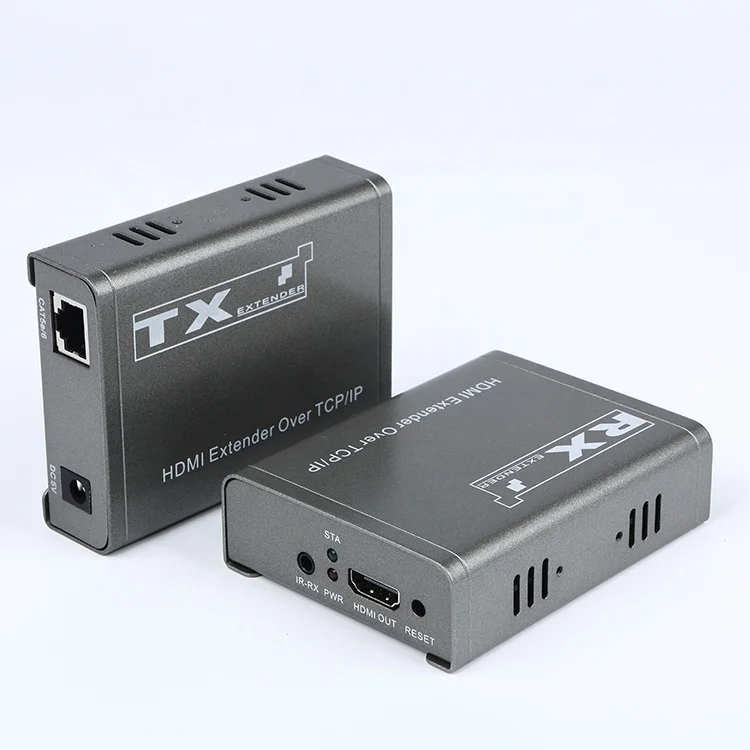 250M TX RX Compatible Extender Cat5e/Cat 6 Ethernet IP TCP Signal Support One TX Connect More RX Over POE Switch