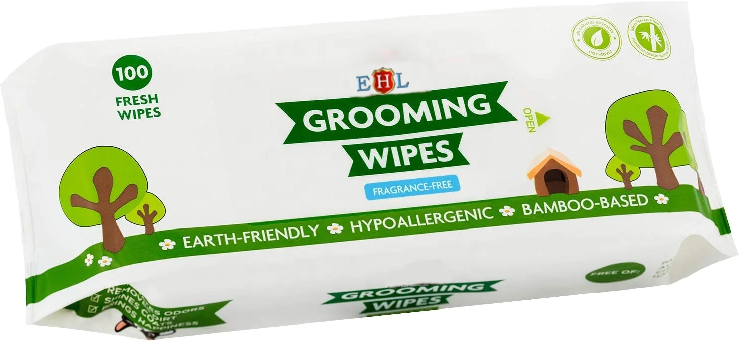 Olive Leaf Extract Vitamin E Lanolin Free Remove Odors Portable Multipet Use Daily Clean Pet Wipes